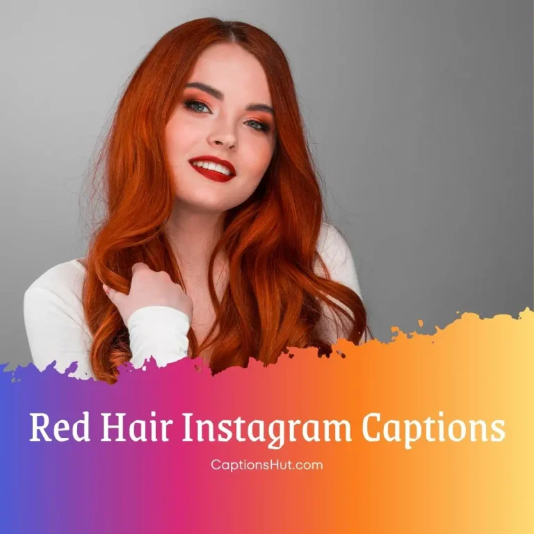250+ red hair Instagram captions with emojis, Copy-Paste