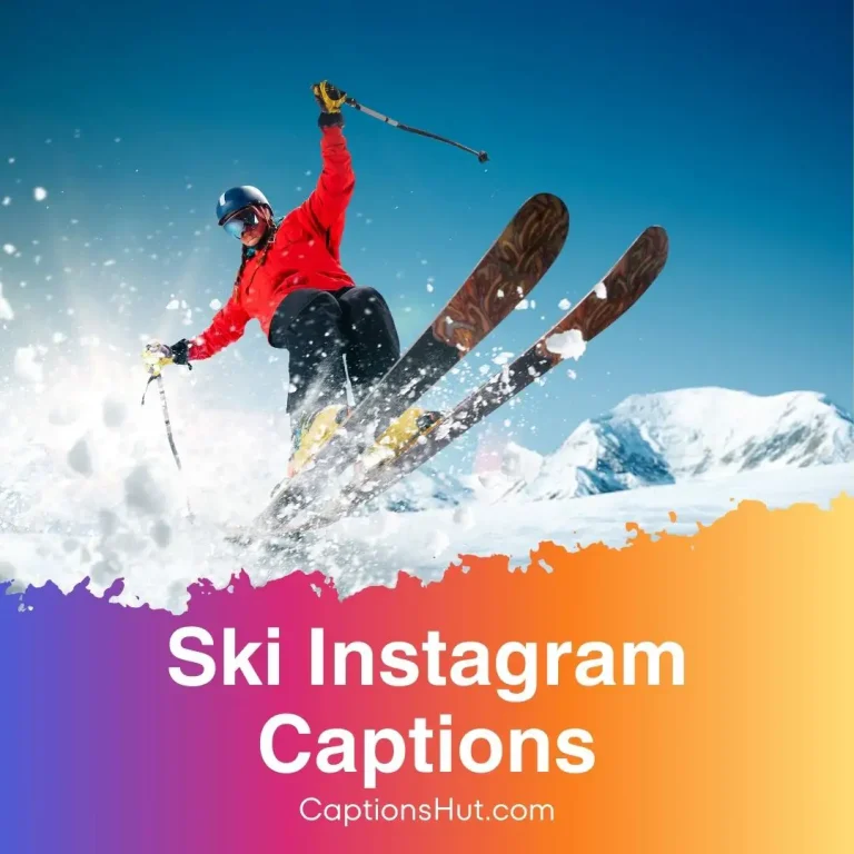 210+ ski Instagram captions with emojis, Copy-Paste