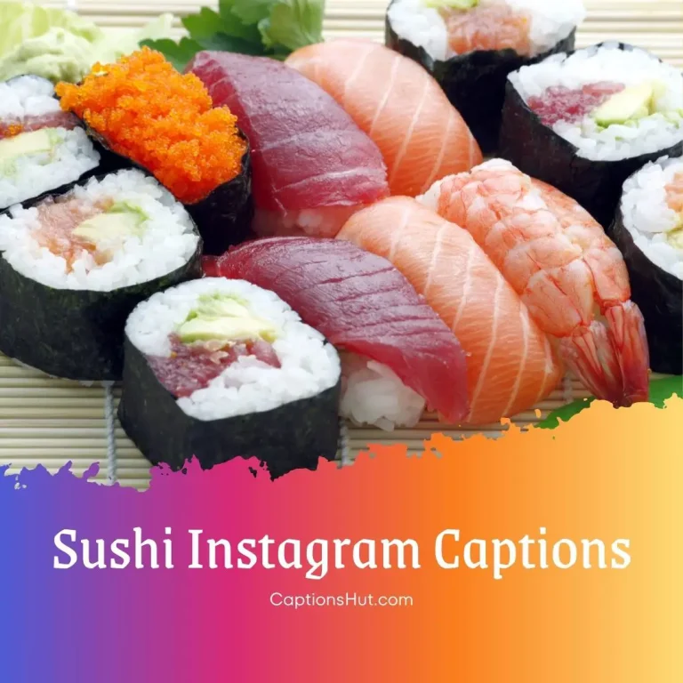 200+ sushi Instagram captions with emojis, Copy-Paste