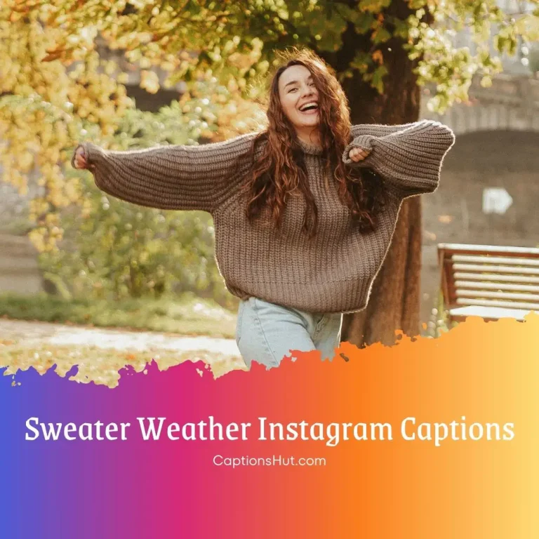 150+ Sweater Weather Instagram Captions With Emojis, Copy-Paste