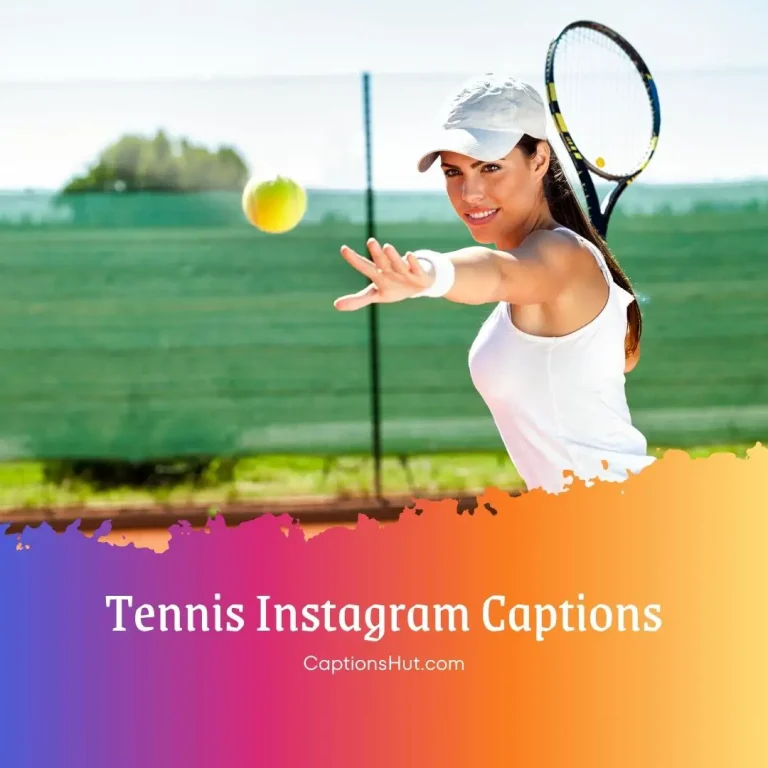 200+ tennis Instagram captions with emojis, Copy-Paste