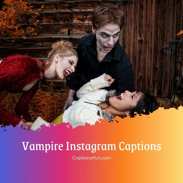 270+ vampire Instagram captions with emojis, Copy-Paste