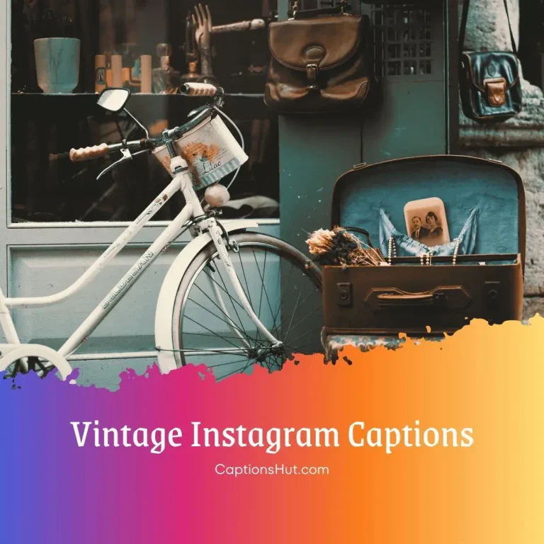 150+ Vintage Instagram Captions With Emojis, Copy-Paste