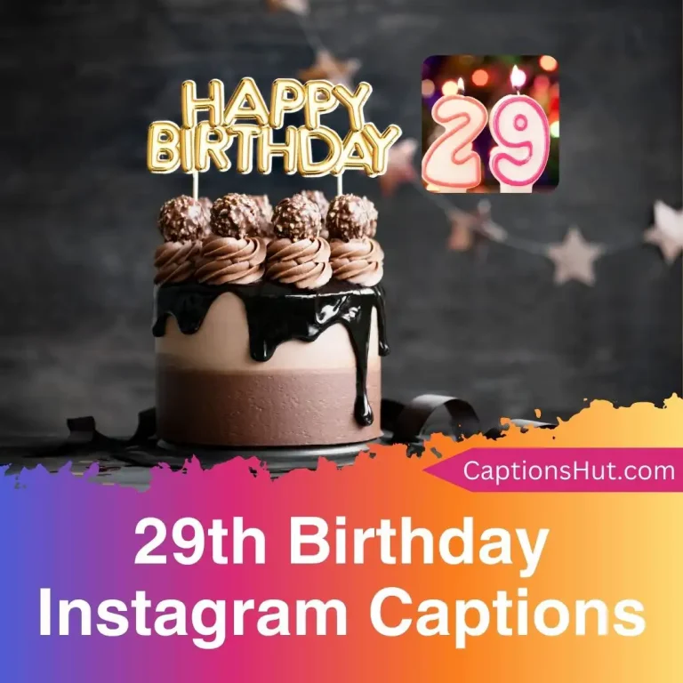 200+ 29th Birthday Instagram Captions With Emojis, Copy-Paste