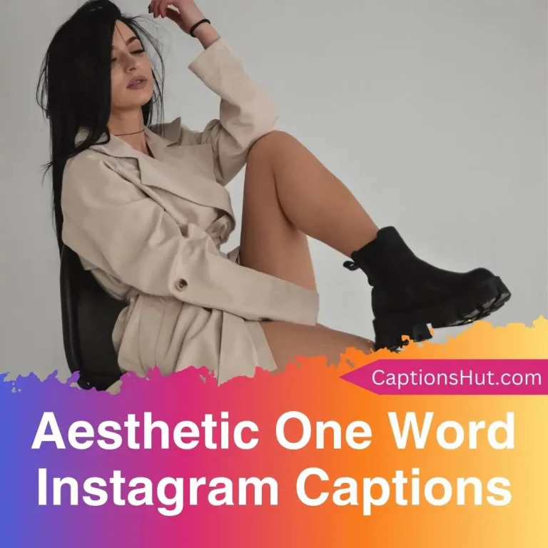 175+ aesthetic one word Instagram captions with emojis, Copy-Paste