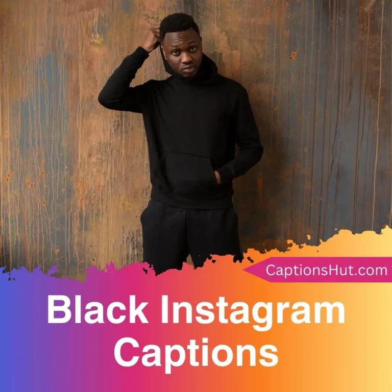 250+ black Instagram captions with emojis, Copy-Paste