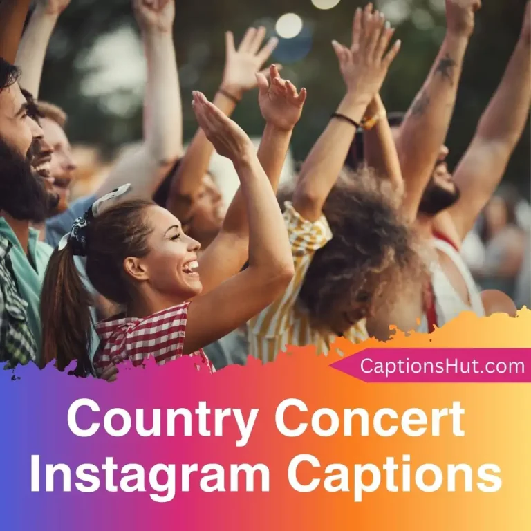 250+ country concert Instagram captions with emojis, Copy-Paste