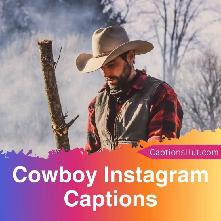 250+ cowboy Instagram captions with emojis, Copy-Paste