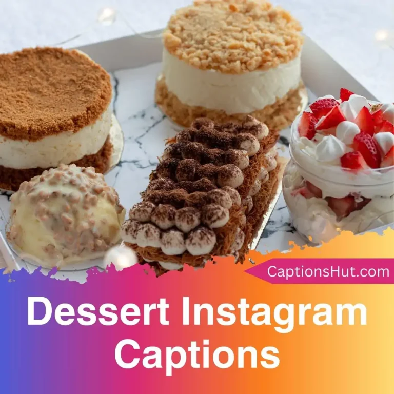 101 Dessert Instagram Captions with Emojis, Copy-Paste