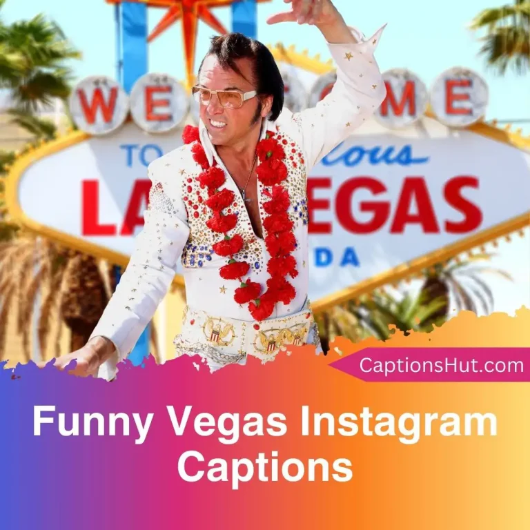 190+ funny Vegas Instagram captions with emojis, Copy-Paste