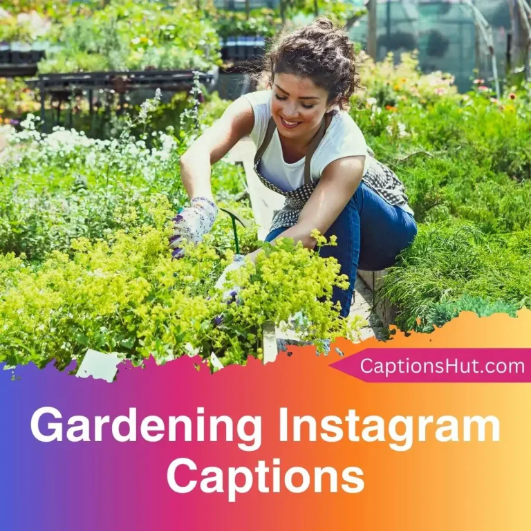 150+ gardening Instagram captions with emojis, Copy-Paste