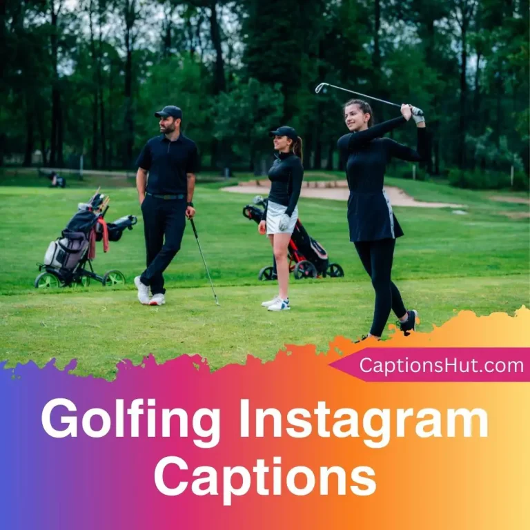 300+ golfing Instagram captions with emojis, Copy-Paste