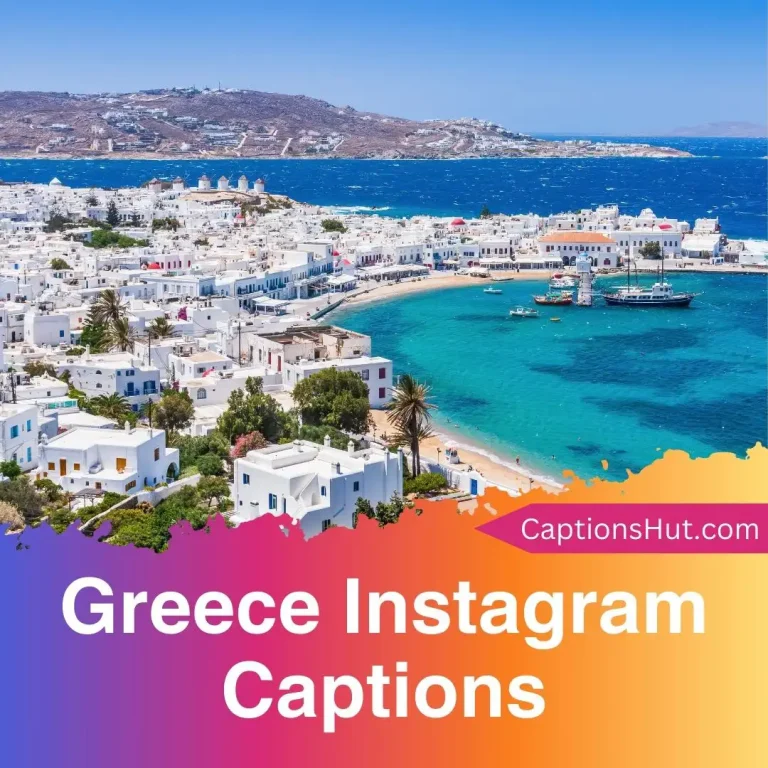 200+ Greece Instagram Captions With Emojis, Copy-Paste