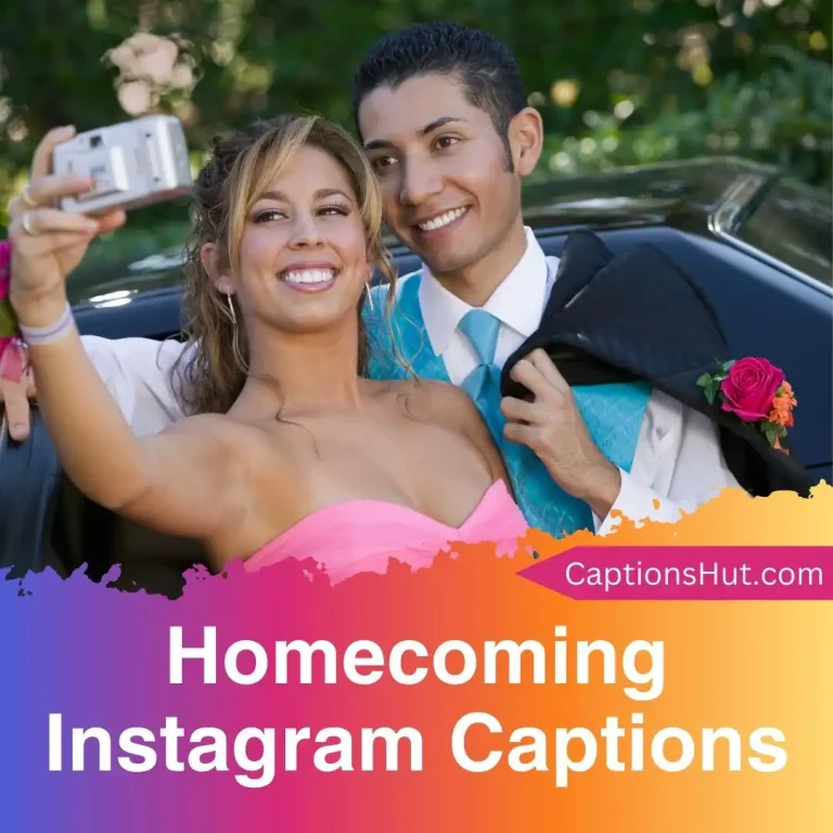 250+ homecoming Instagram captions with emojis, Copy-Paste