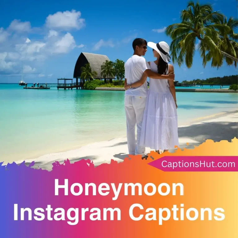 250+ honeymoon Instagram captions with emojis, Copy-Paste