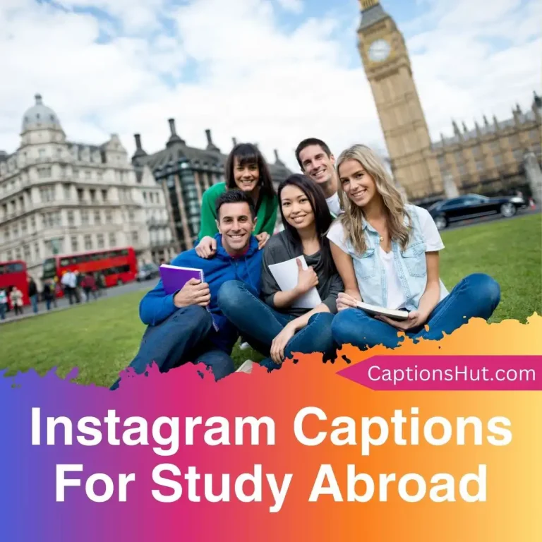 200+ Instagram Captions For Study Abroad With Emojis, Copy-Paste