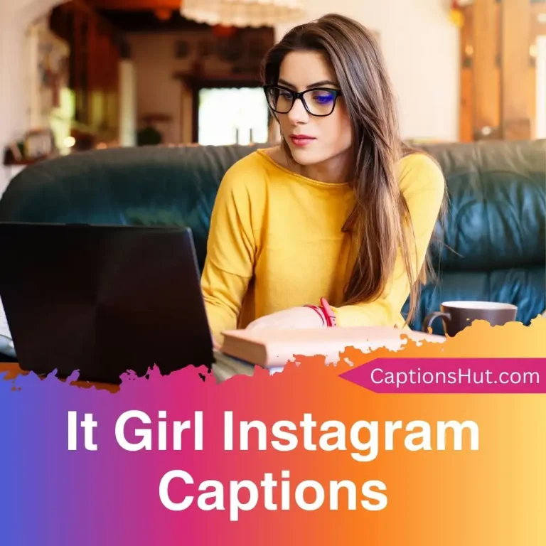 150+ It Girl Instagram captions with emojis, Copy-Paste