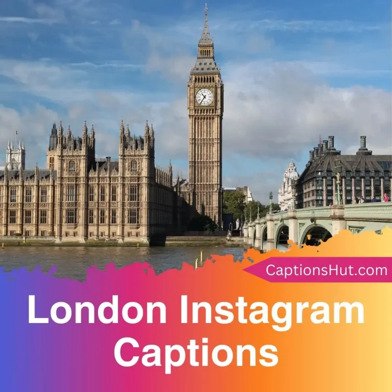 250+ London Instagram Captions With Emojis, Copy-Paste