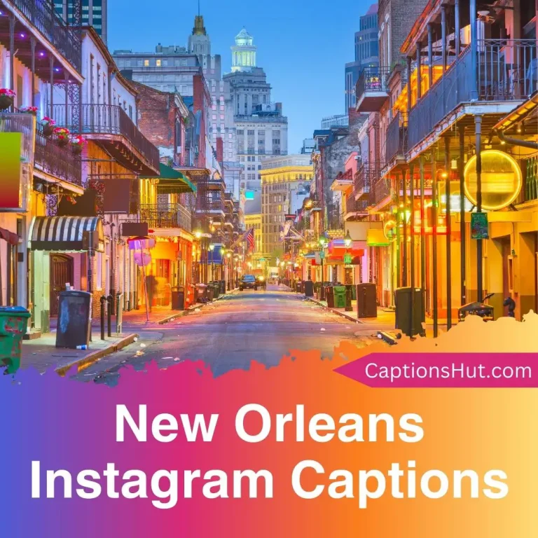 250+ New Orleans Instagram captions with emojis, Copy-Paste