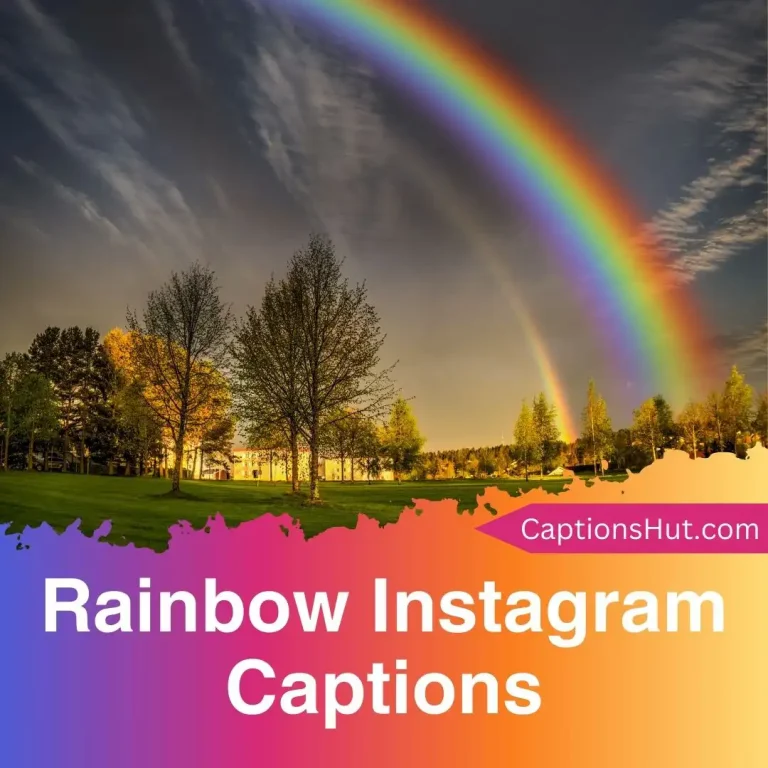 250+ rainbow Instagram captions with emojis, Copy-Paste