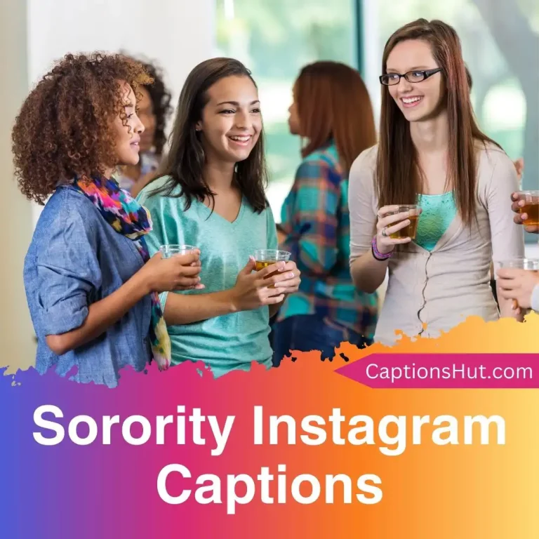 250+ sorority Instagram captions with emojis, Copy-Paste