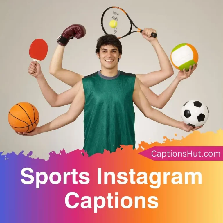 270+ sports Instagram captions with emojis, Copy-Paste