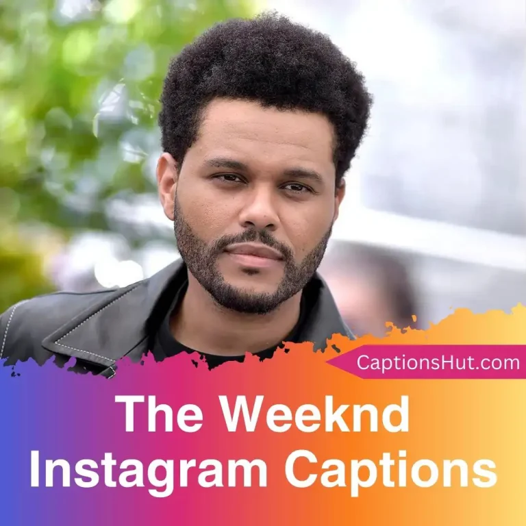 200+ The Weeknd Instagram captions with emojis, Copy-Paste