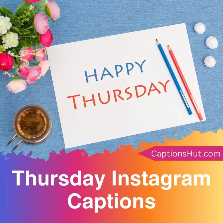 200+ Thursday Instagram captions with emojis, Copy-Paste