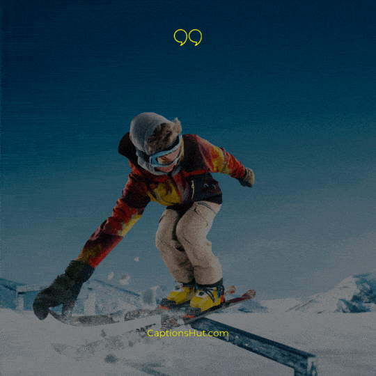 funny skiing instagram captions image 3