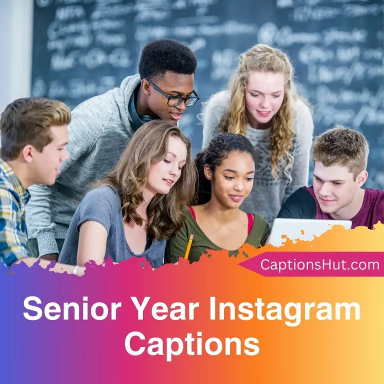 270+ senior year Instagram captions with emojis, Copy-Paste