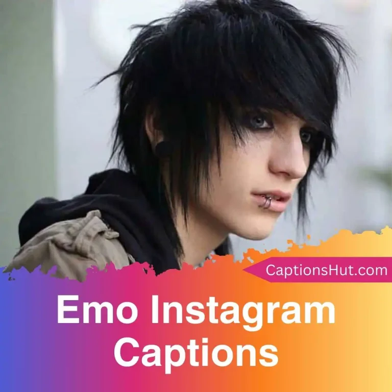 150+ Emo Instagram Captions With Emojis, Copy-Paste