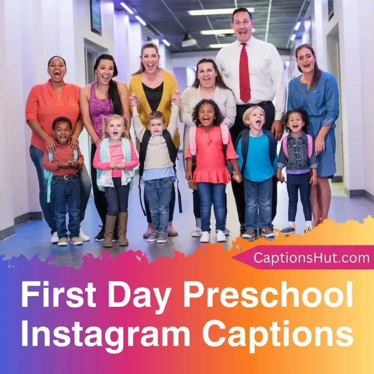 200+ First Day Of Preschool Instagram Captions With Emojis