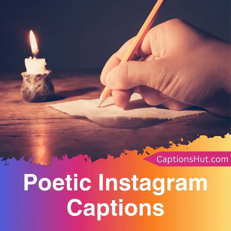 150+ Poetic Instagram Captions With Emoji, Copy-Paste