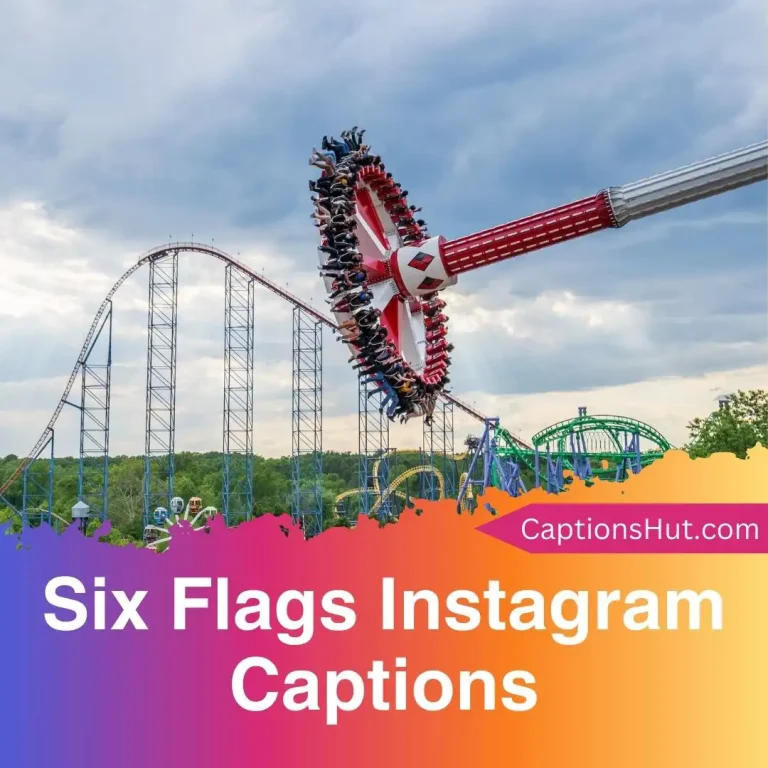 150+ Six Flags Instagram Captions With Emojis, Copy-Paste