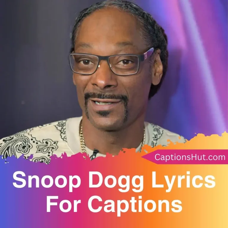 200+ Snoop Dogg Lyrics For Instagram Captions With Emojis