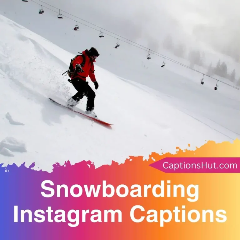 150+ Snowboarding Instagram Captions With Emoji, Copy-Paste