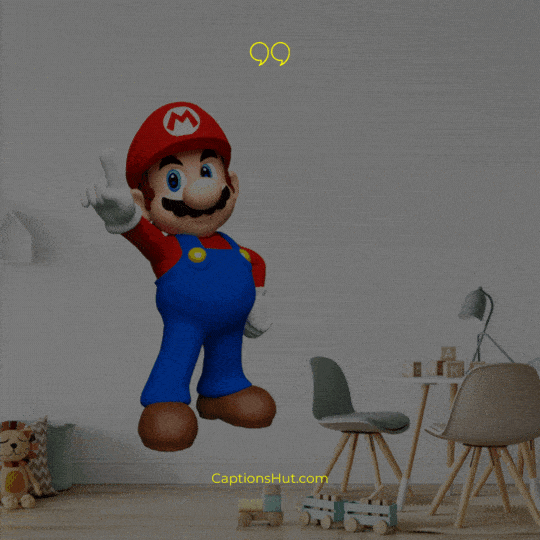 Super Mario captions for Instagram image 1