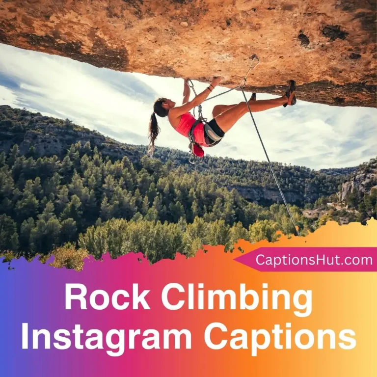 200+ Rock Climbing Instagram Captions With Emojis, Copy-Paste