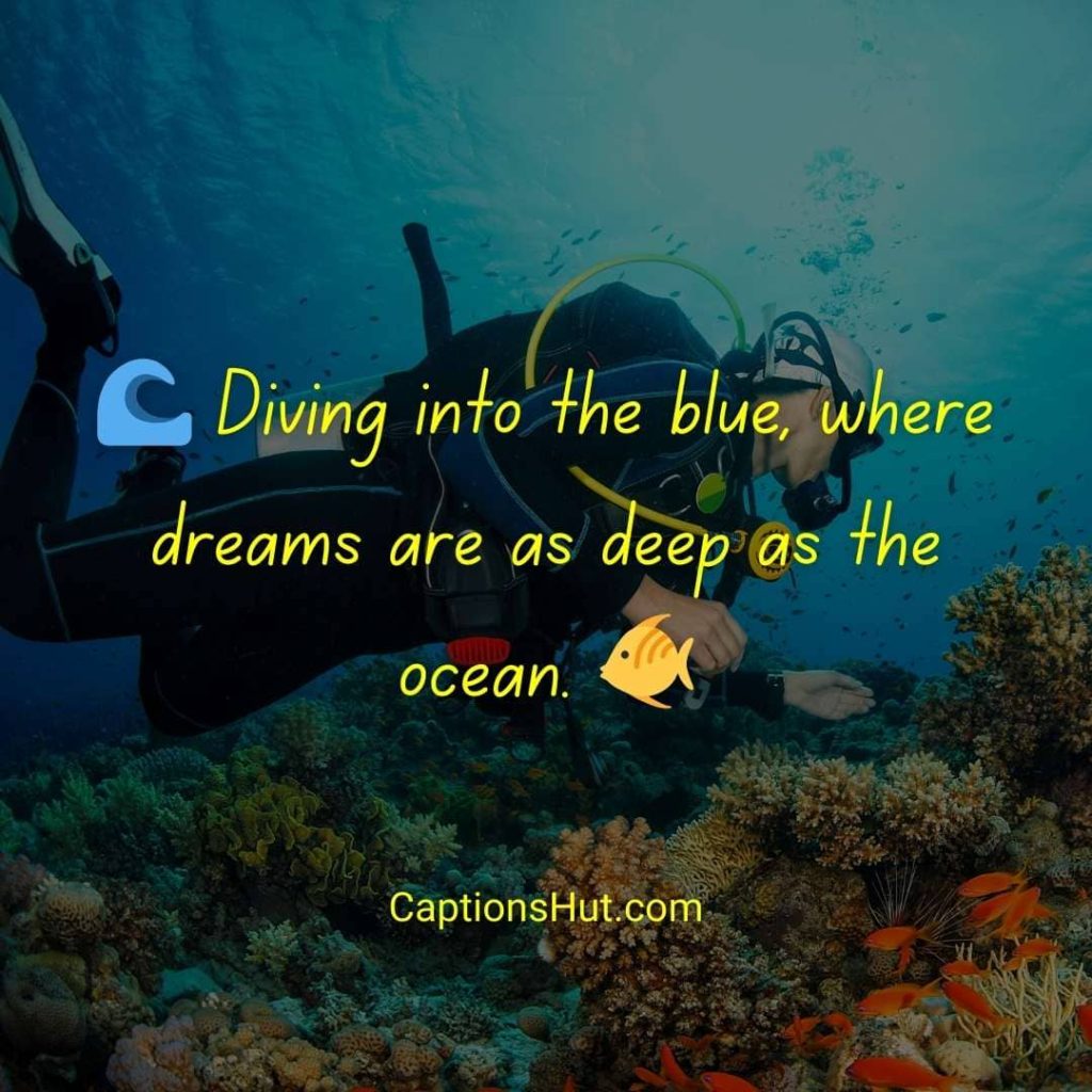 Scuba Diving Instagram Captions image 1