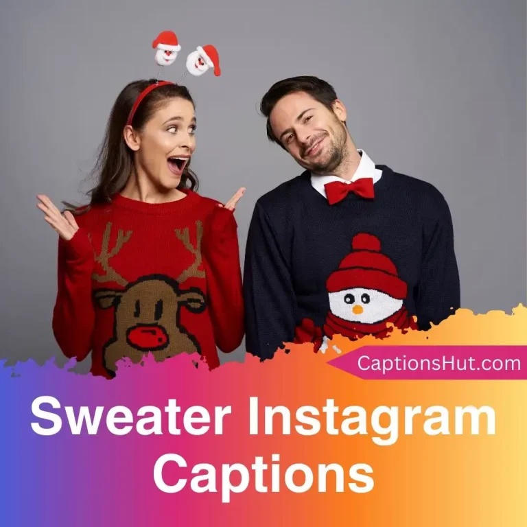 150+ Sweater Instagram Captions With Emojis, Copy-Paste