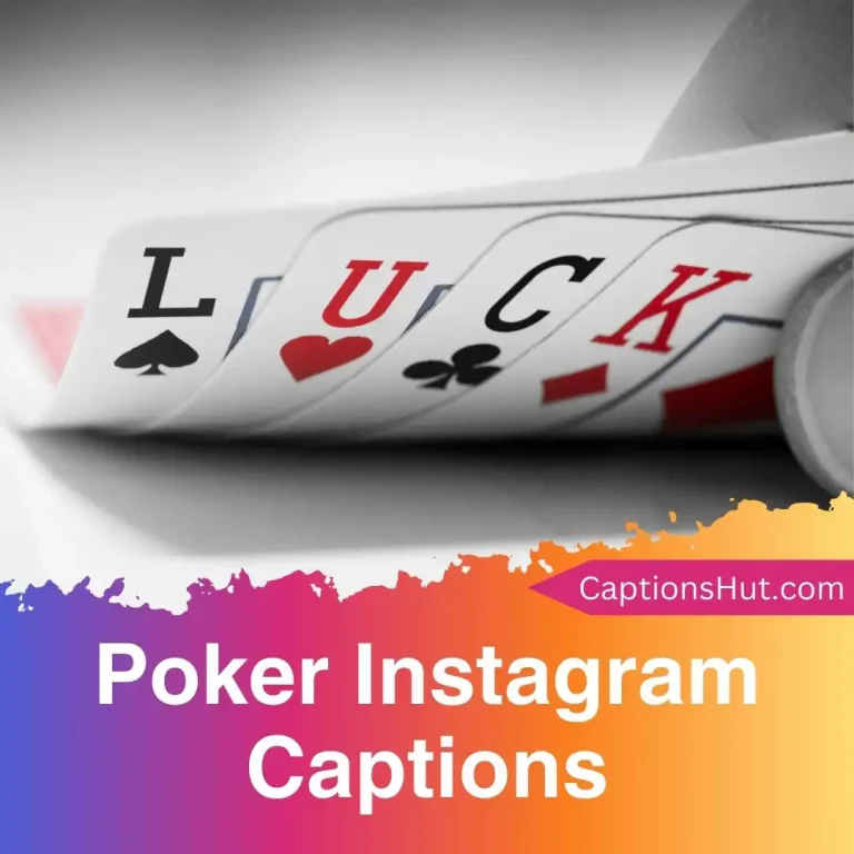 150+ Poker Instagram Captions With Emojis, Copy-Paste