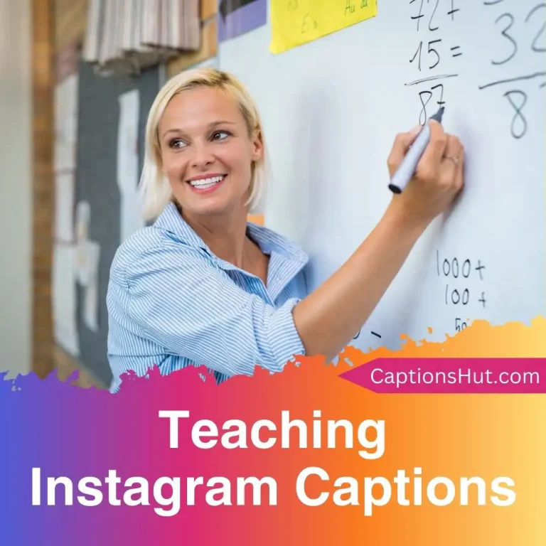 150+ Teaching Instagram Captions With Emojis Copy-Paste