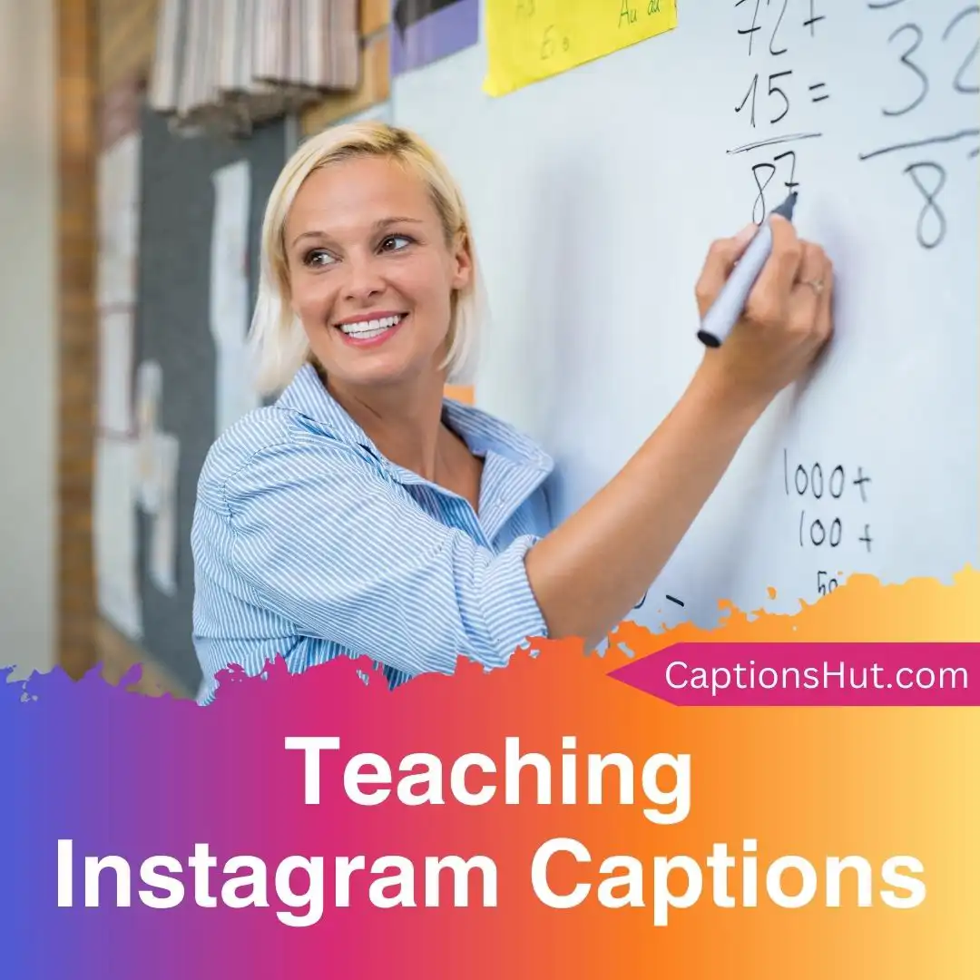 Teaching instagram captions